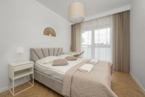 Stylowy Apartament w Odcieniach Beżu Balkon & Parking by Noclegi Renters